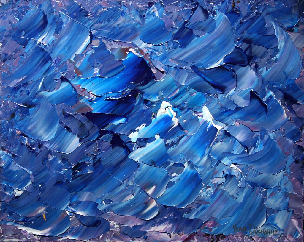 Yvan Ducharme peintre abstrait 241- Souvenirs vagues d
